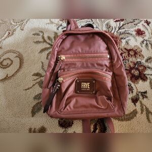 Frye Pink Mini Backpack